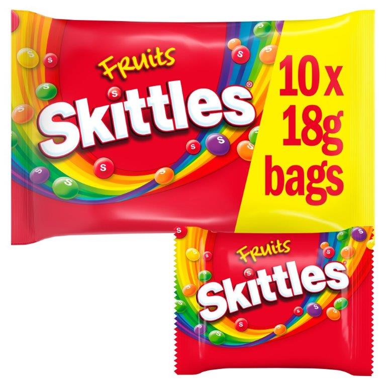 Skittles Fun Size Fruit 10pk (10 x 18g)