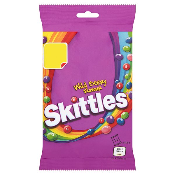 Skittles Bag Wild Berry 125g PM £1