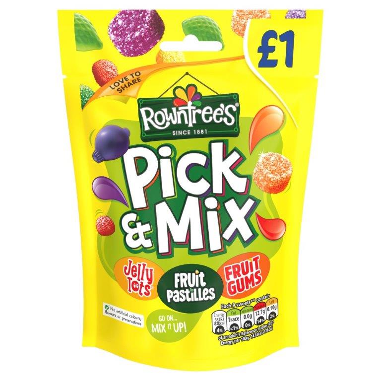 Rowntrees Bag Pick N Mix 120g PM £1
