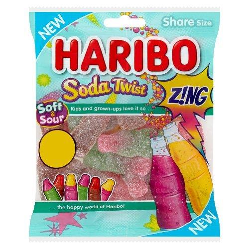 Haribo Bag Soda Twist Zing 160g PM £1 NEW