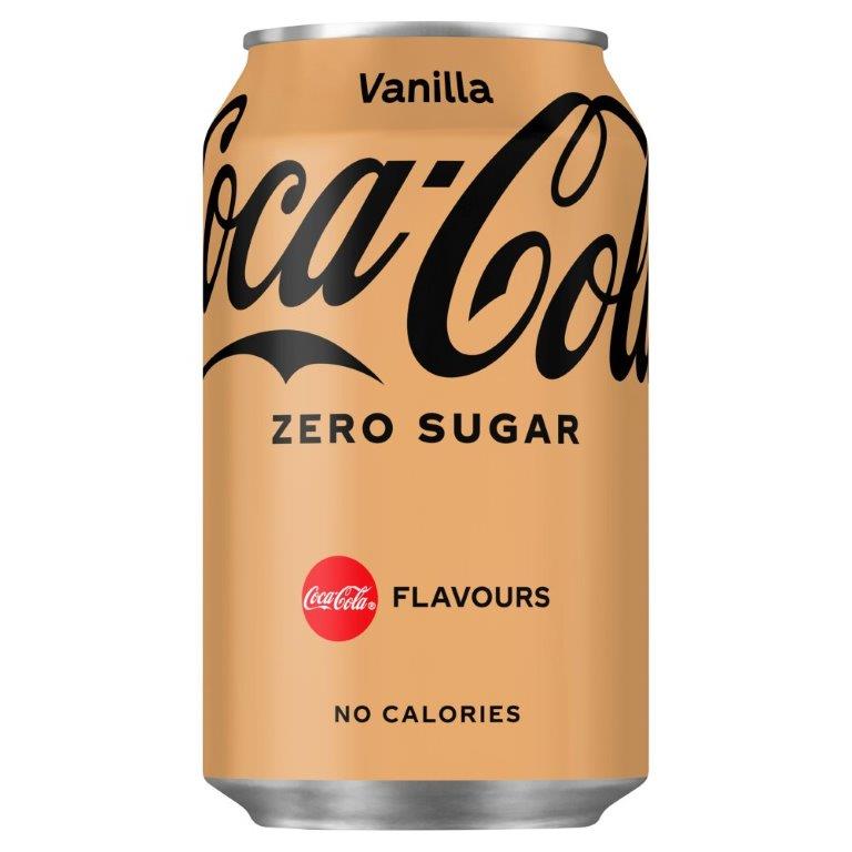 Coca Cola Zero Vanilla 330ml PM 59p