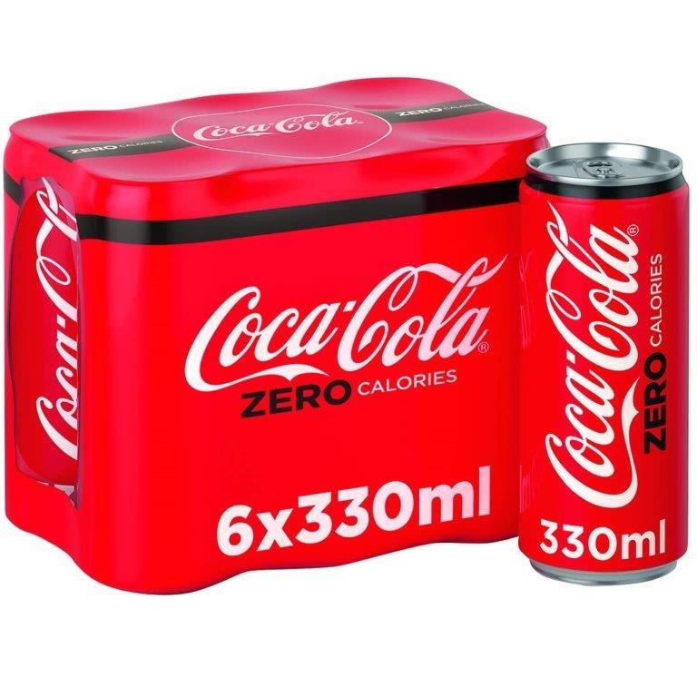 Coca Cola Zero 6pk (6 x 330ml) PM £2.75