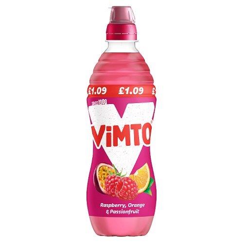 Vimto Still Sportscap Remix Raspberry Orange Passionfruit 500ml PM £1.09 NEW