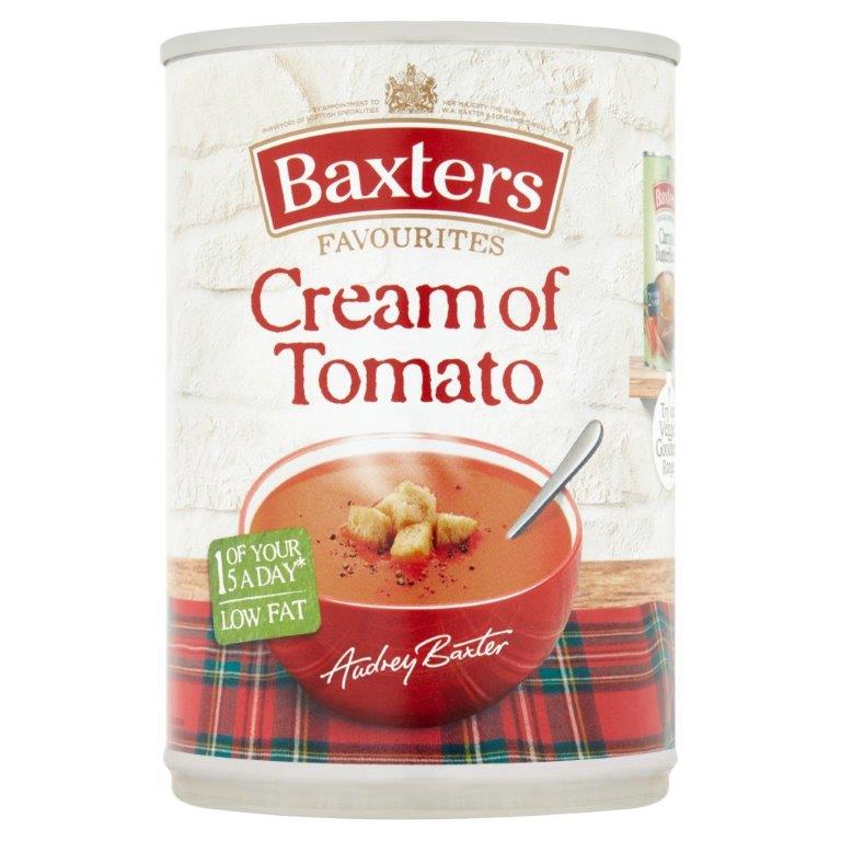 Baxters Favourites Cream of Tomato Can Soup 400g