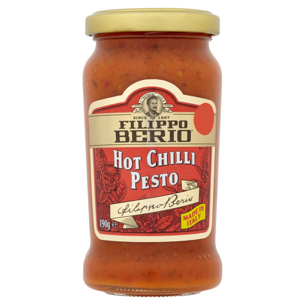 Filippo Berio Pesto Hot Chilli 190g PM £2.29